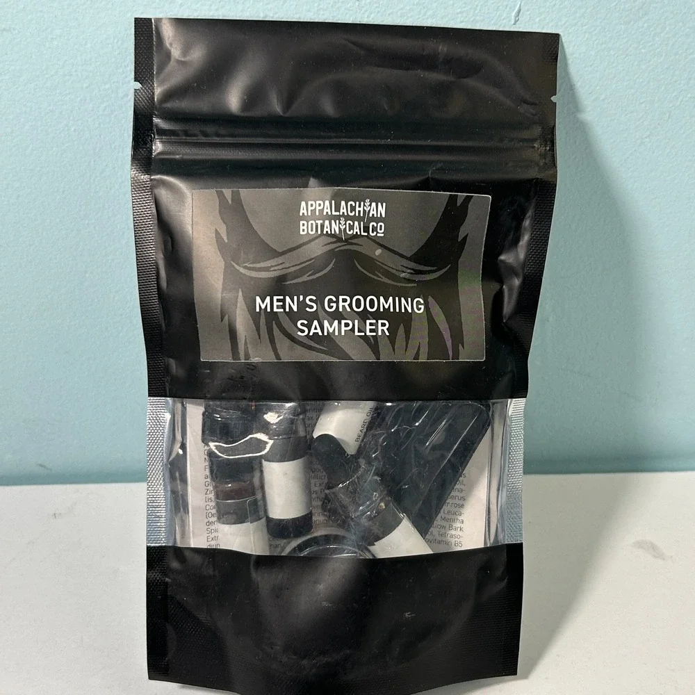Appalachian Botanical Co Men's Grooming Sampler Beard + Scalp Care Travel Trial